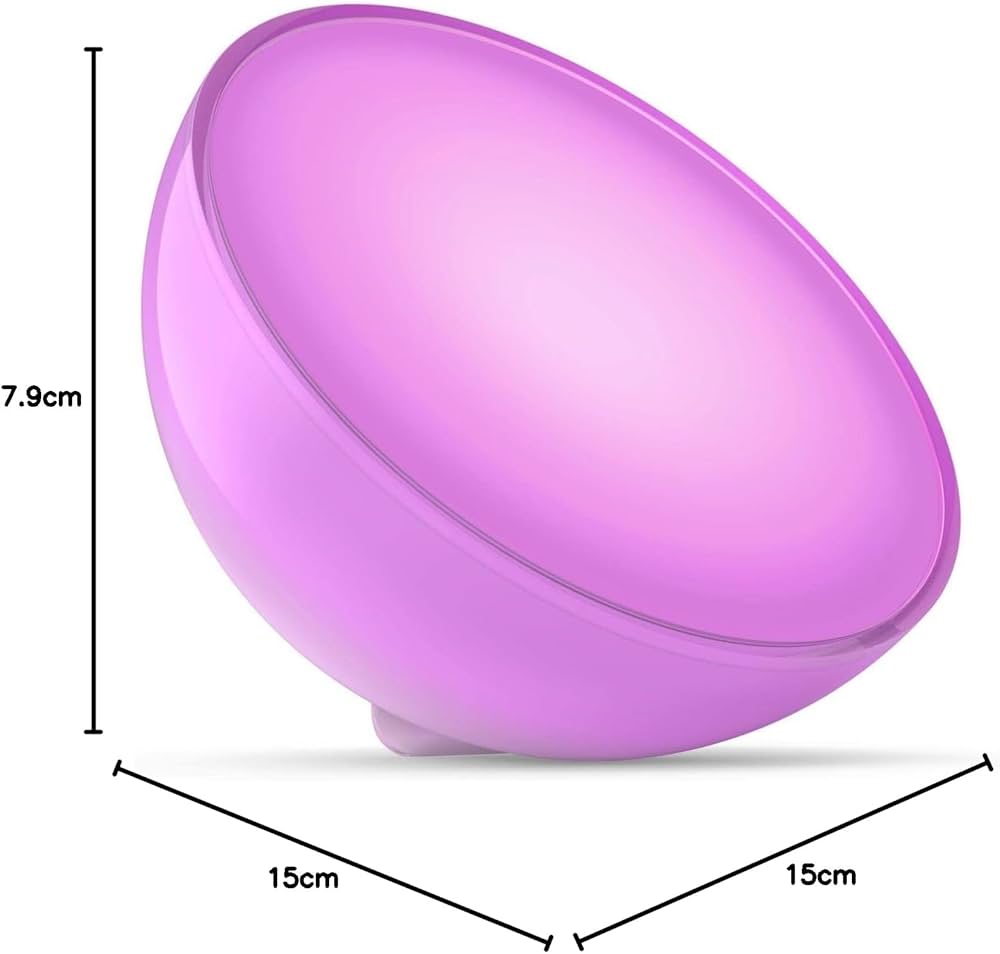 Philips Hue Go 2.0 White & Colour Ambiance Smart Portable Light with Bluetooth, Works with Alexa and Google Assistant (Pack of 1) — image 11