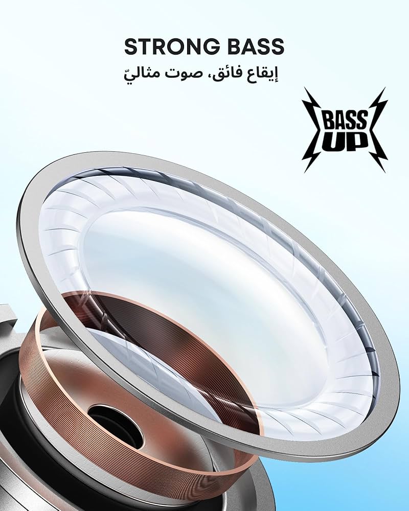 soundcore Anker P20i Bluetooth Earphones, 10mm Drivers with Big Bass True Wireless Earbuds, Bluetooth 5.3, 30H Playtime, IPX5, 2 Mics for AI Clear Calls, 22 Preset EQs, Customization via App — image 3