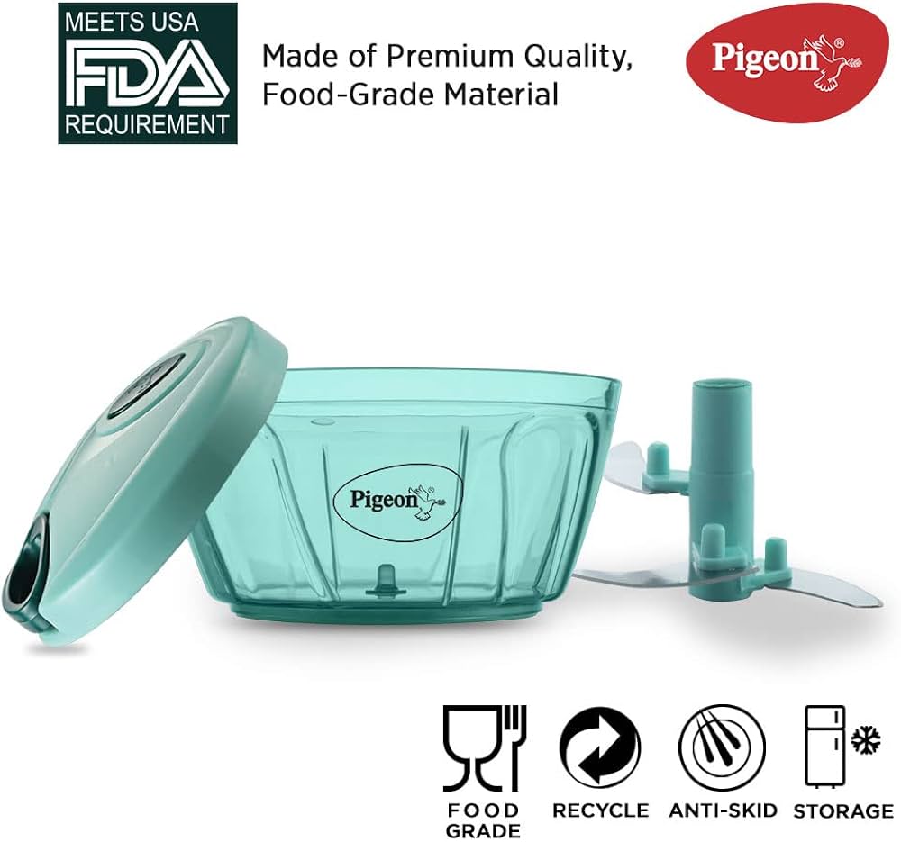 Pigeon Handy Chopper, Green, Plastic — image 2