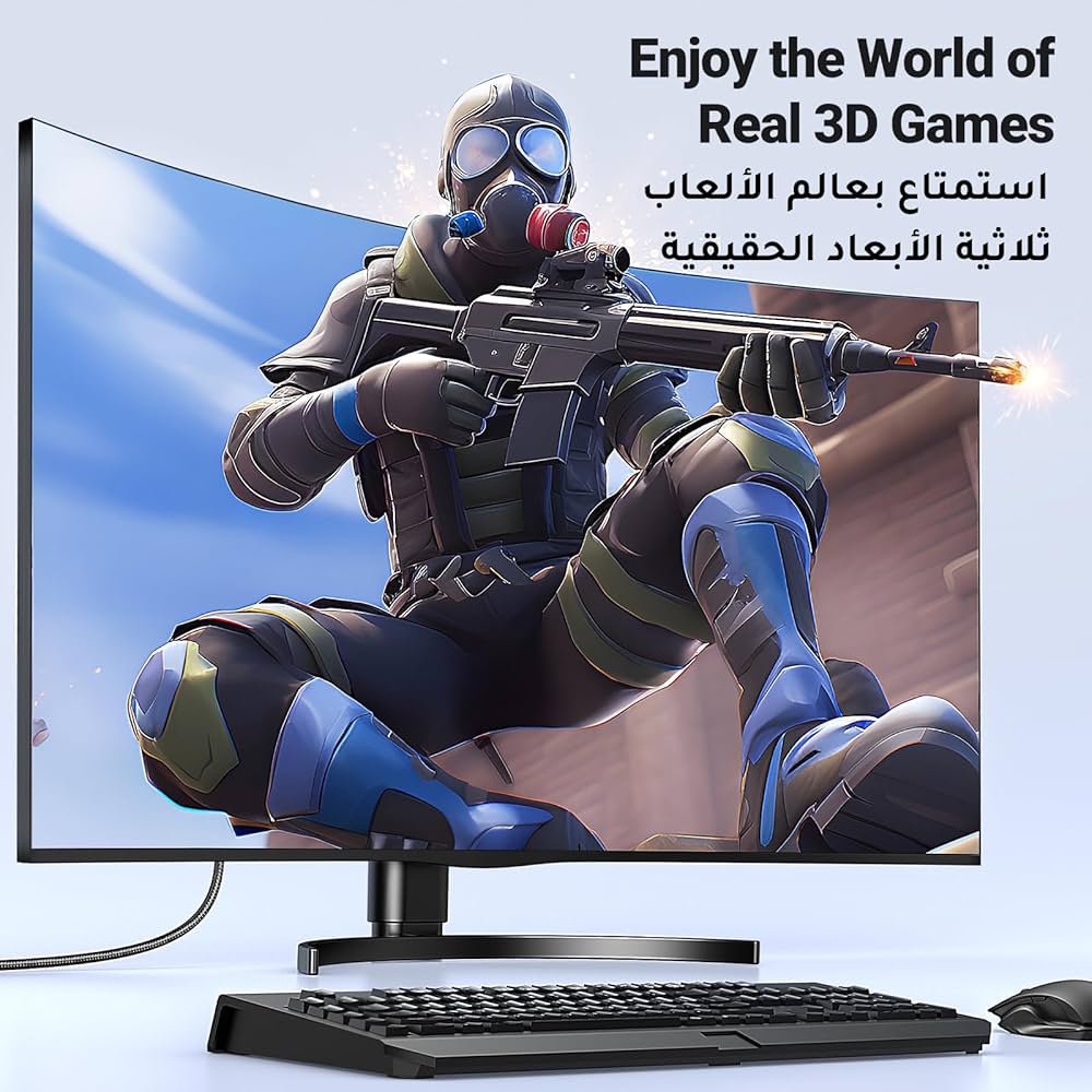 UGREEN HDMI Cable 4K 2M HDMI 2.0 18Gbps High-Speed 4K@60Hz Video Wire Ultra HD 3D 4K Cord Braided Compatible with Nintendo Switch MacBook Pro UHD TV Xbox Playstation PS5/4 PC Laptop — image 3