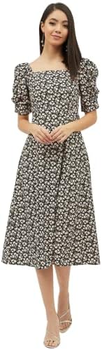 Harpa Women Harpa Women Square Neck Printed Dress Dress (pack of 1)