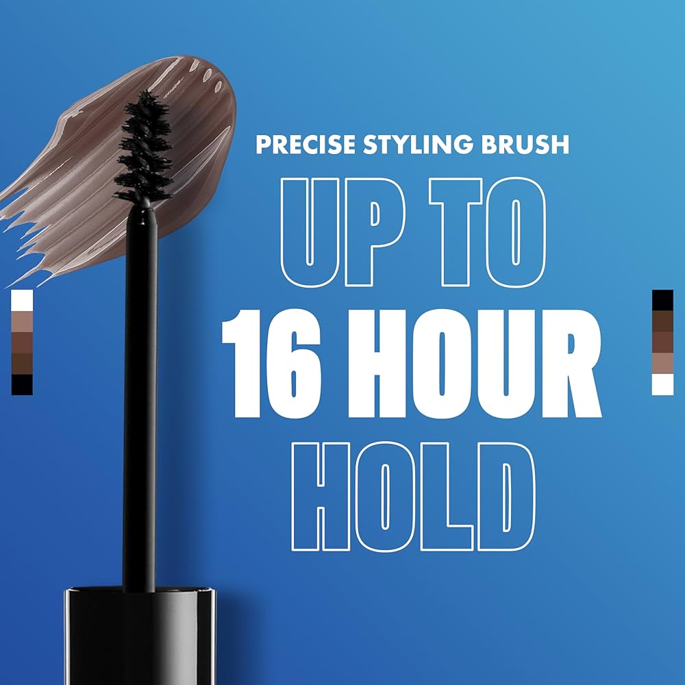 NYX Professional Makeup | The Brow Glue Instant Brow Styler, Longwear Hold and Flake-Resistant Formula, Non-Sticky, Vegan, Shade - Dark Brown 04 — image 2