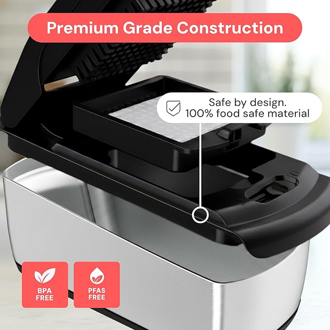 Fullstar The Original Pro Chopper - Vegetable Chopper and Spiralizer, Food Chopper with Container, Fruit Slicer, Kitchen Gadgets & Accessories, Home Essentials (14 in 1, Silver) — image 4