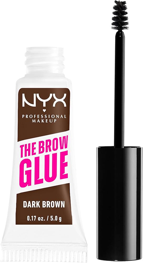 NYX Professional Makeup | The Brow Glue Instant Brow Styler, Longwear Hold and Flake-Resistant Formula, Non-Sticky, Vegan, Shade - Dark Brown 04 — image 8