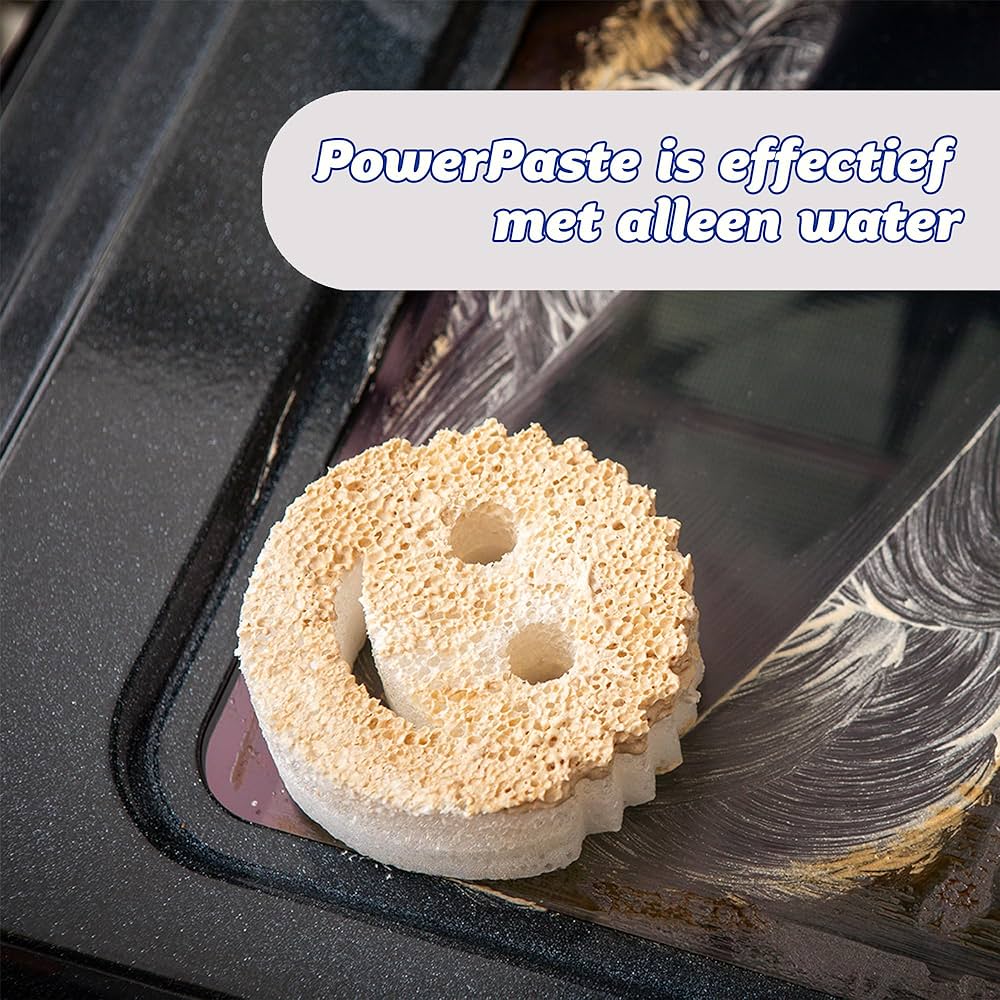 Scrub Daddy Power Paste, All Purpose Cleaning Product - Cleaner for Oven, Glass, Kitchen, Shower Door Screen, Hob, Tile, Stove & More - with Scrub Mommy Sponge,white,2 Count (Pack of 1),SDPWR — image 6