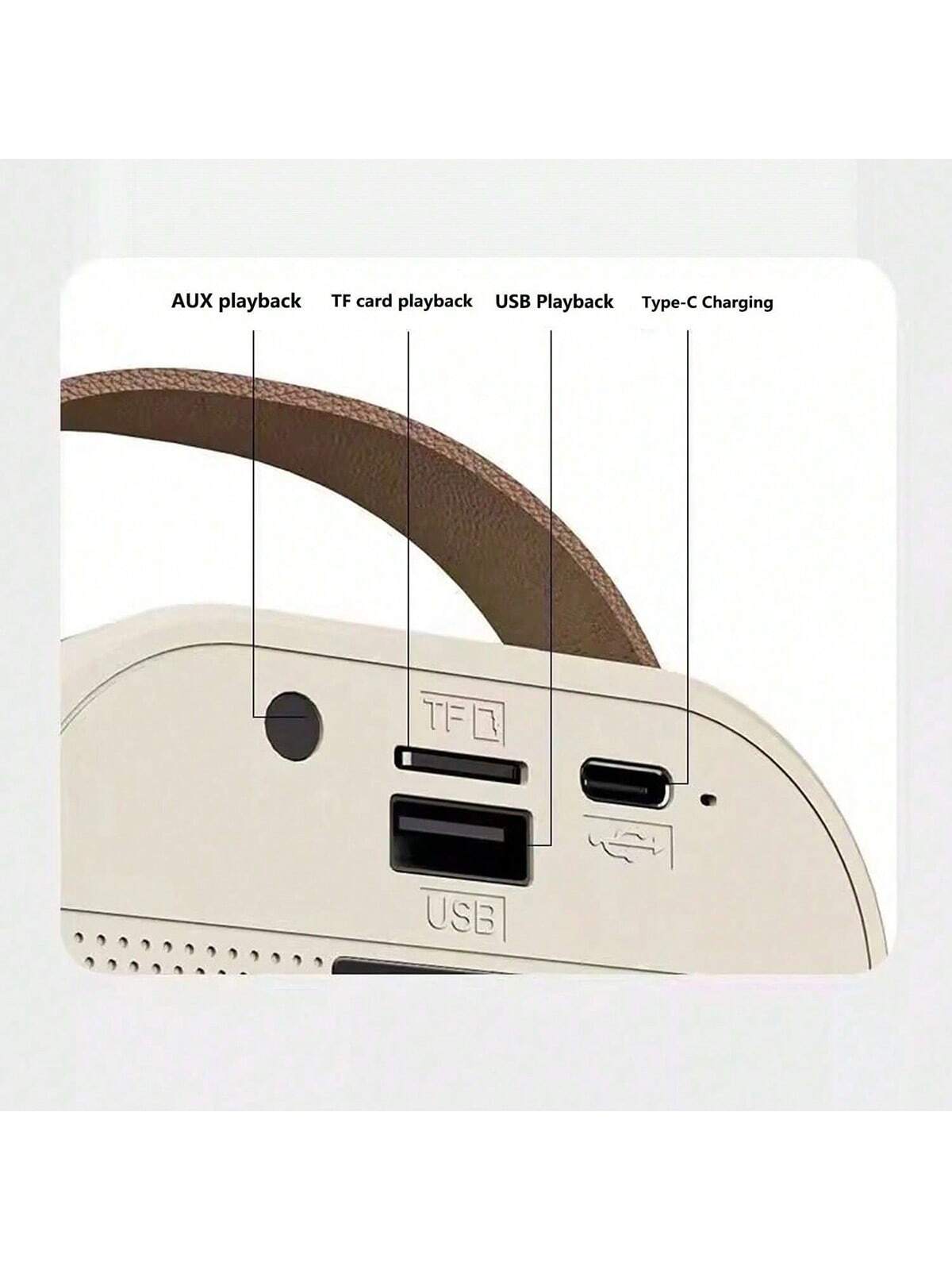 Portable Mini Wireless Karaoke Speaker With Wireless Microphone, High-Fidelity Stereo KTV Speaker System, Wireless Speaker And RGB Color LED Light Karaoke Machine, Suitable For Outdoor Activities, Travel, Home Gatherings, Christmas And Birthday Gifts — image 5