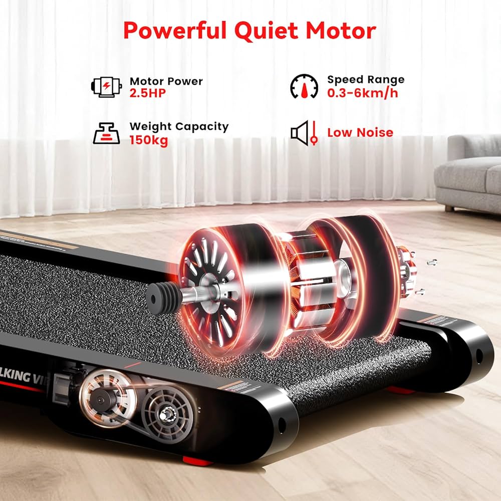 Sperax Walking Vibration Pad with APP,Under Desk Treadmill for Home,4 in 1 Portable Vibration Machine — image 5