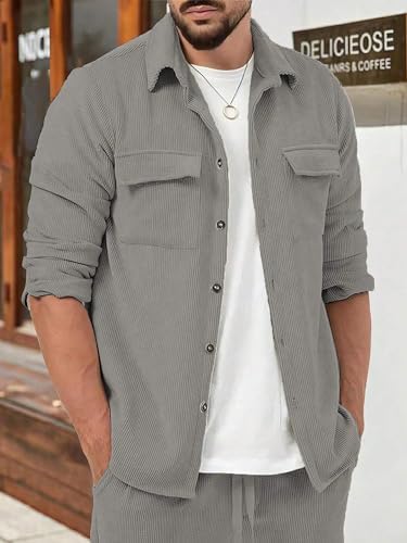 Lymio Casual Shirt for Men|| Shirt for Men|| Men Stylish Shirt (Rib-Shirt) (S — image 4