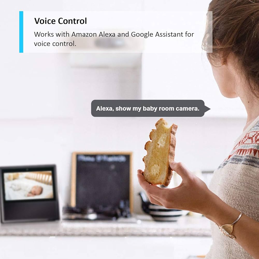 TP-Link Tapo Pan/Tilt Smart Security Camera, Indoor CCTV, 360 Rotational Views, Works with Alexa&Google Home, No Hub Required, 1080p, 2-Way Audio, Night Vision, SD Storage, Device Sharing (TC70) — image 5