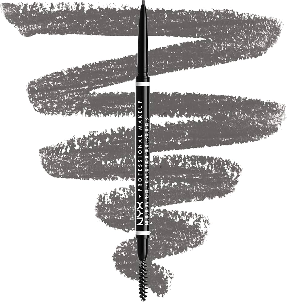 NYX PROFESSIONAL MAKEUP Micro Brow Pencil, Eyebrow Pencil - Grey