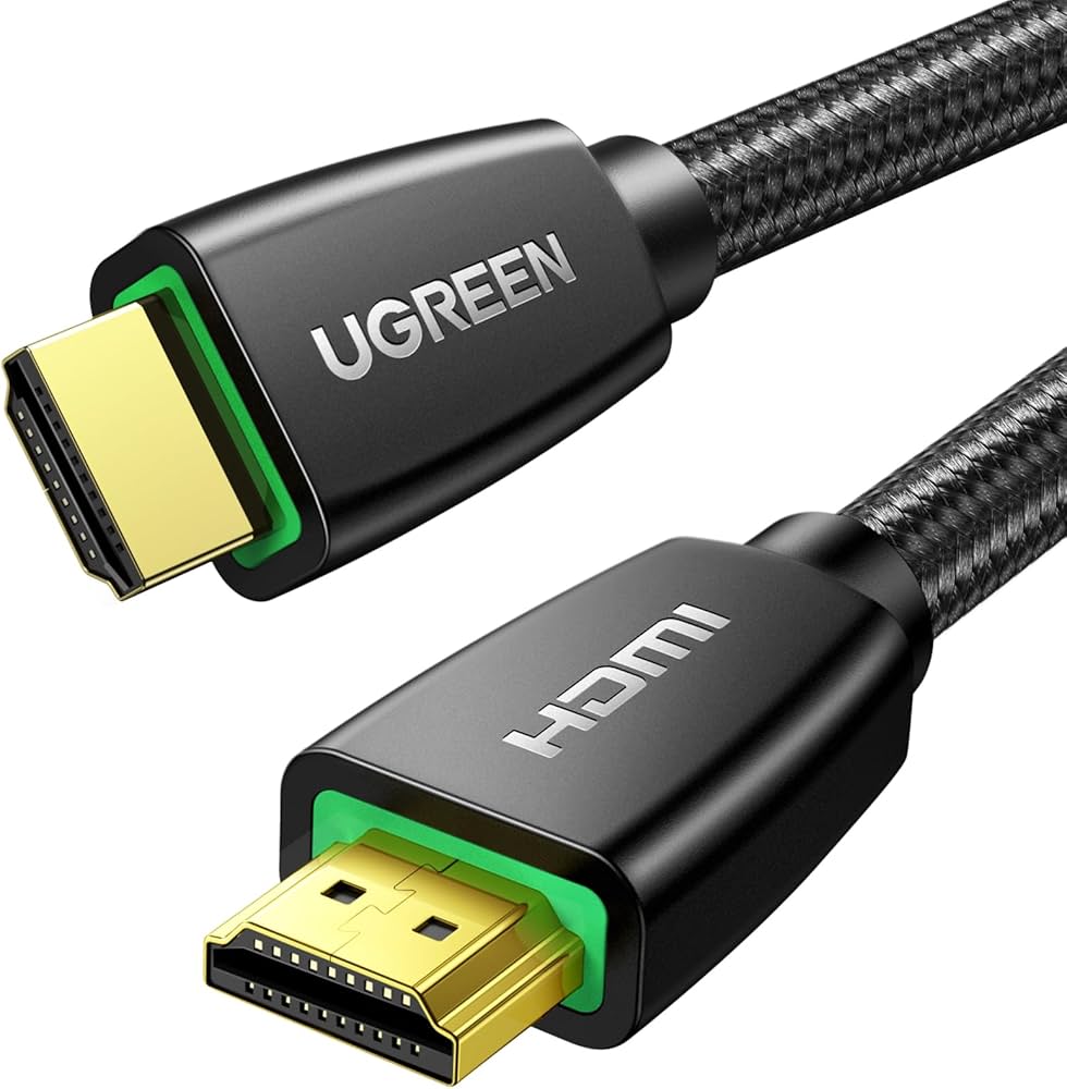 UGREEN HDMI Cable 4K 2M HDMI 2.0 18Gbps High-Speed 4K@60Hz Video Wire Ultra HD 3D 4K Cord Braided Compatible with Nintendo Switch MacBook Pro UHD TV Xbox Playstation PS5/4 PC Laptop